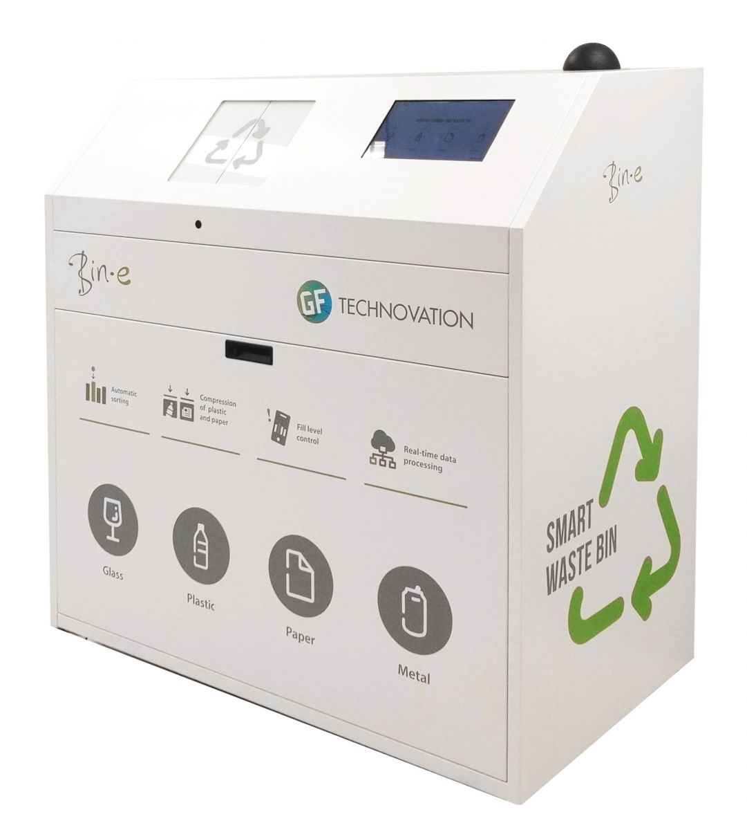 GF Technovation's Auto-sorting Recycling Bin